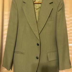 Custom blazer with matching vest.